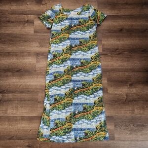 Vintage Reyn Spooner Hawaiin Dress From Guy Buffet Collection Size Small